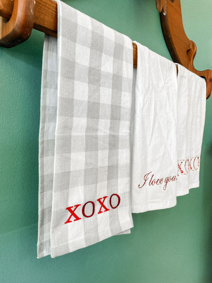 Valentine's Day | Classic XO Tea Towel