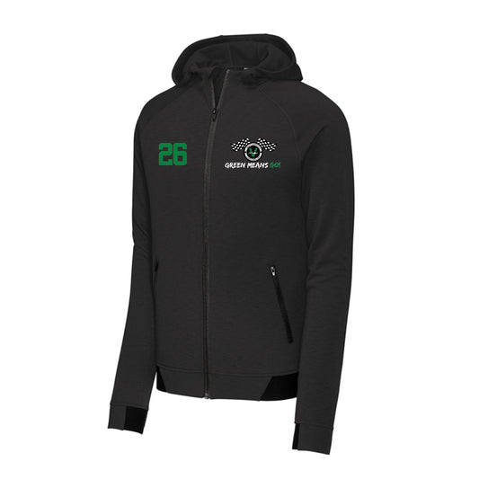Valparaiso Swim Club: Green Means Go Full-Zip Hoodie