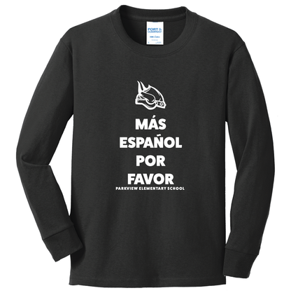 Parkview Elementary School | Mas Espanol Por Favor T-Shirt