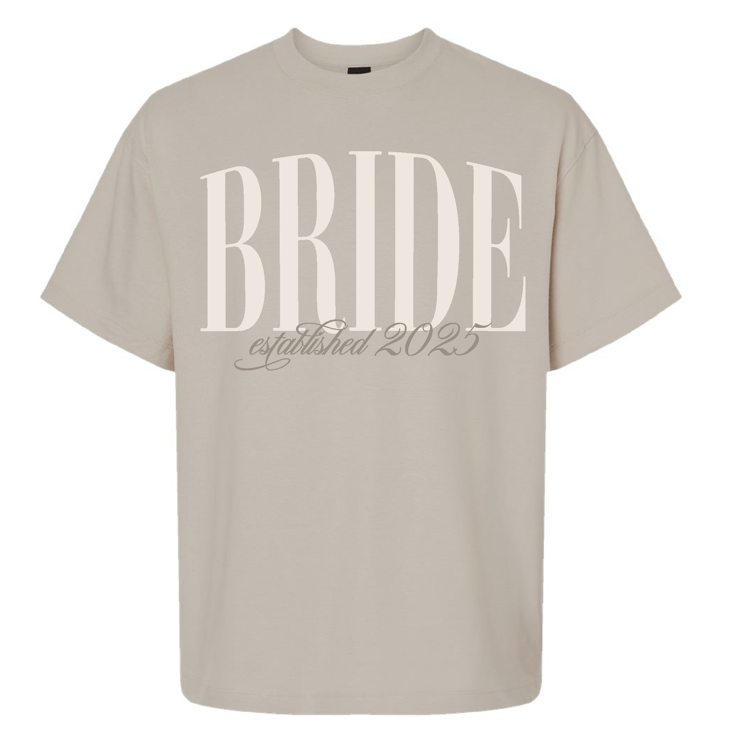 The Nottingham Bride | Classic Bride Est. 2025 T-Shirt