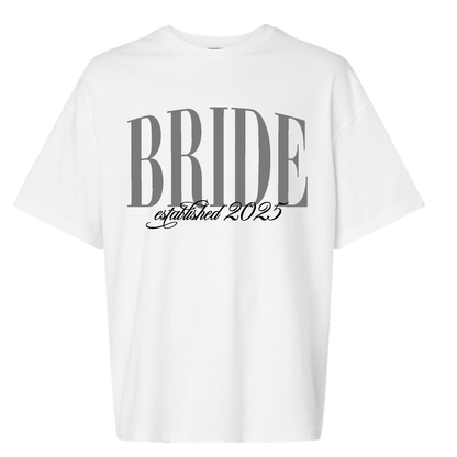 The Nottingham Bride | Classic Bride Est. 2025 T-Shirt