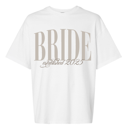 The Nottingham Bride | Classic Bride Est. 2025 T-Shirt