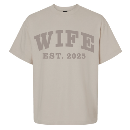 The Nottingham Bride | Wife Est. 2025 T-Shirt