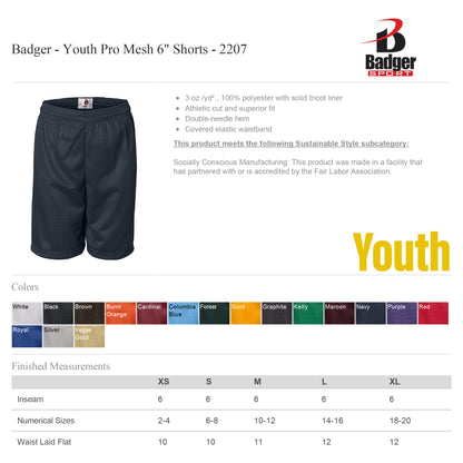 St. Paul Uniform: Mesh Shorts
