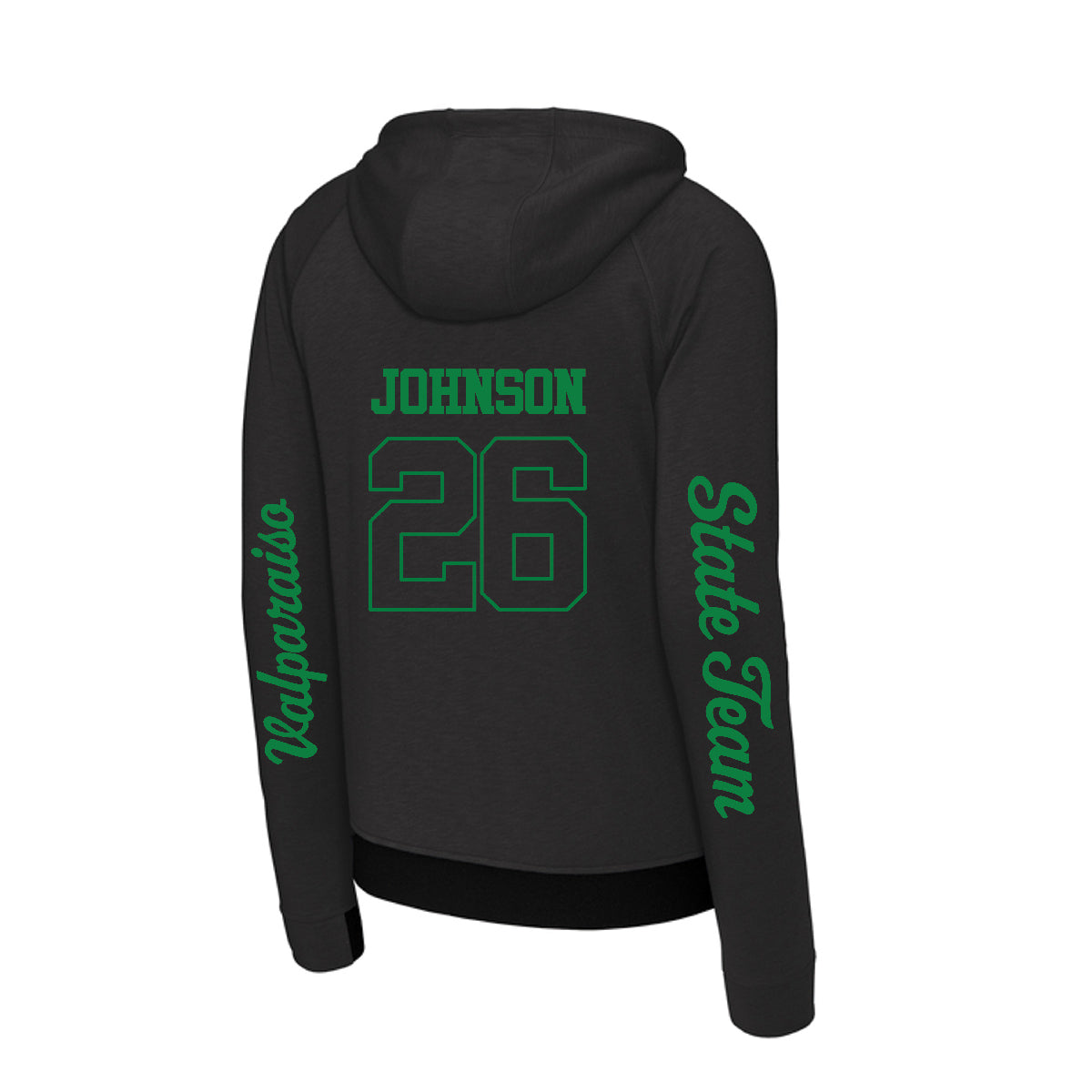 Valparaiso Swim Club: Green Means Go Full-Zip Hoodie