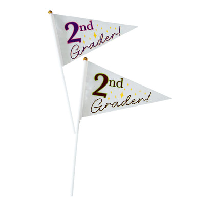 Back to School: Grade Pennant Flag