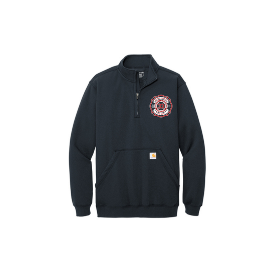 Burns Harbor Fire Department | Carhartt® Midweight 1/4-Zip Mock Neck Sweatshirt