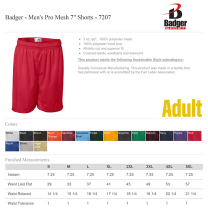 St. Paul Uniform: Mesh Shorts