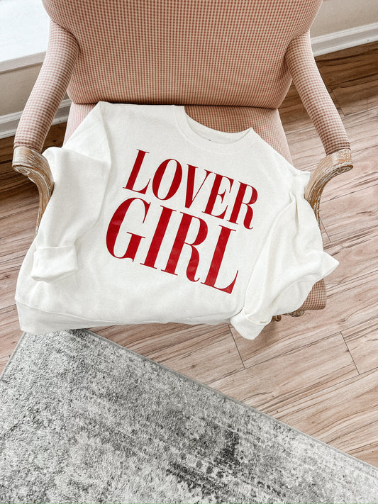 Valentine's Day | Lover Girl Crewneck Sweatshirt