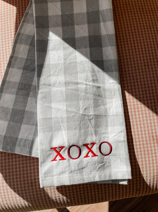 Valentine's Day | Classic XO Tea Towel