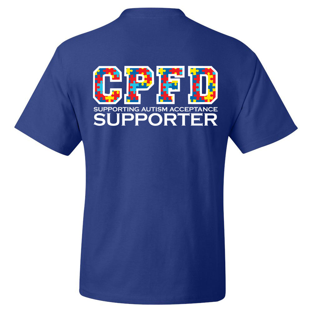 Crown Point Fire Supporters: Autism Acceptance Shirt