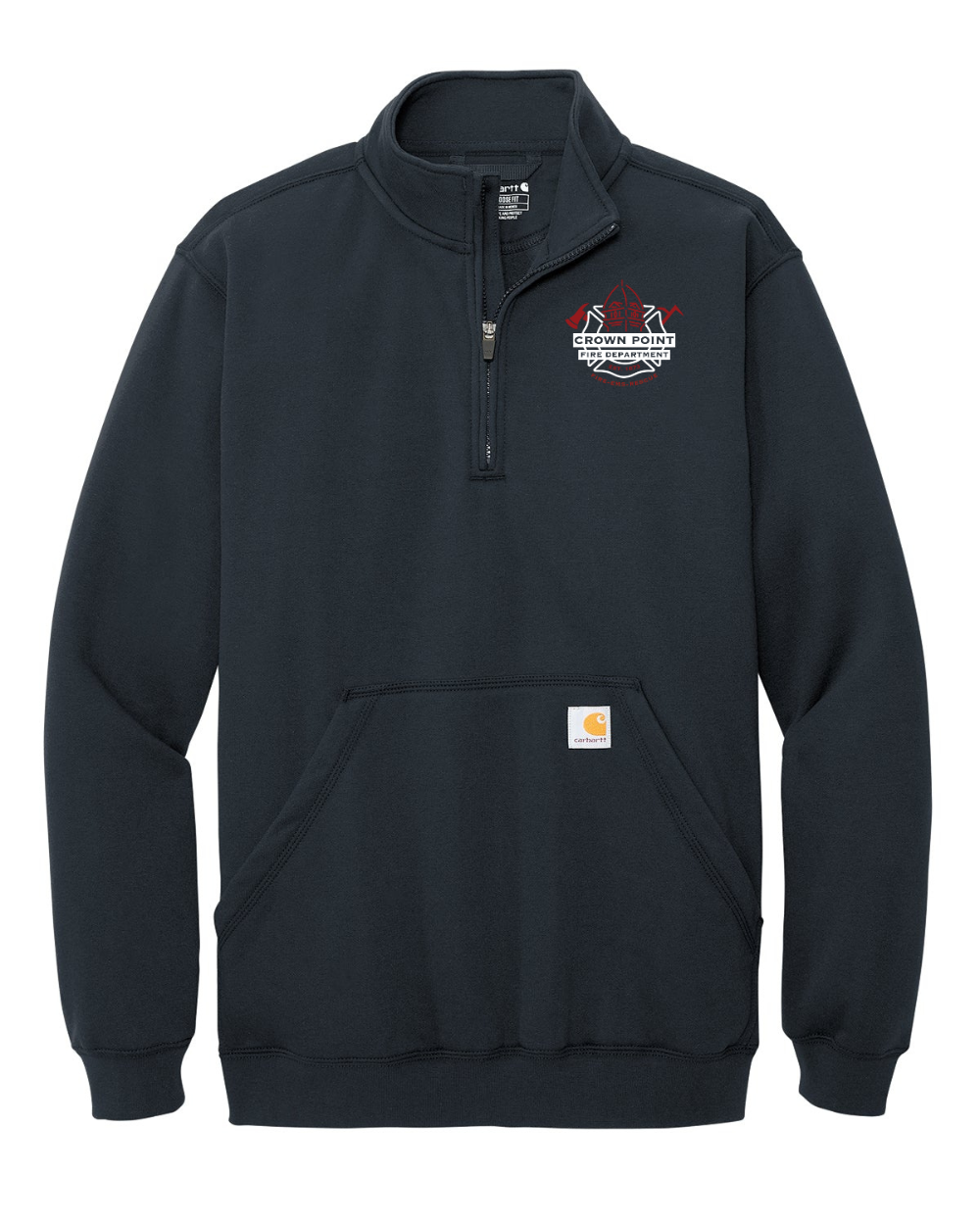 Crown Point Fire Department | Carhartt Midweight 1/4-Zip Mock Neck Swe ...