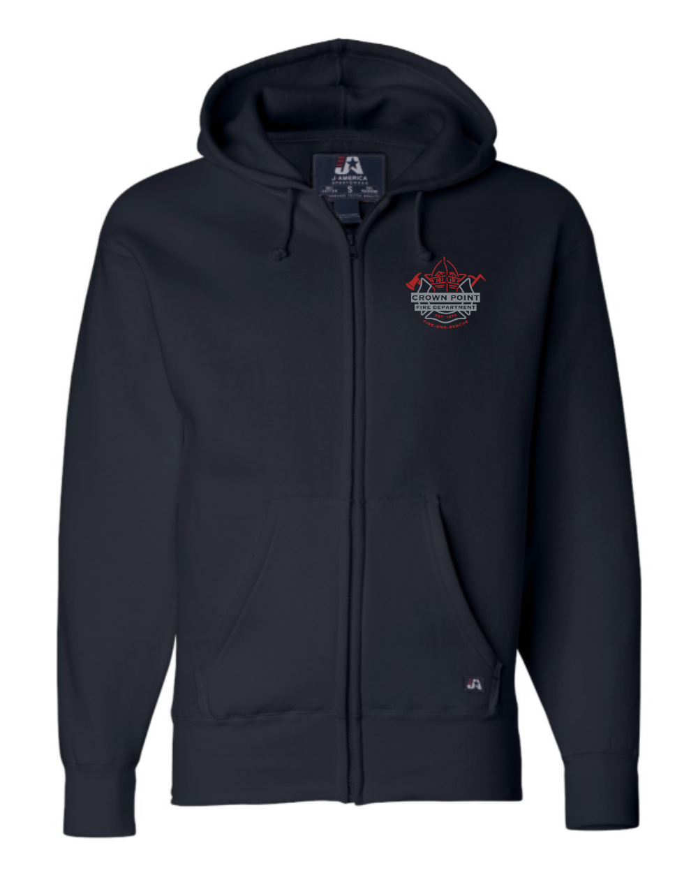 Crown Point Fire Department | WATER RESCUE J. America Full Zip Hooded ...