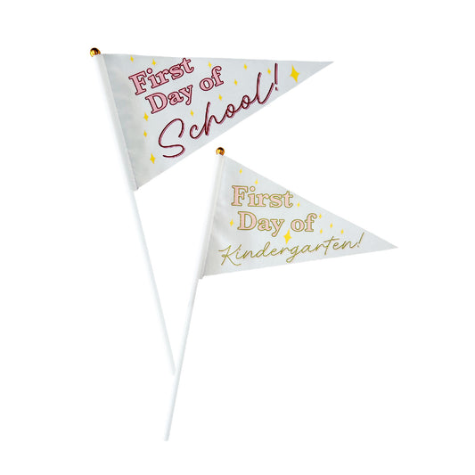 Back to School: Grade Pennant Flag