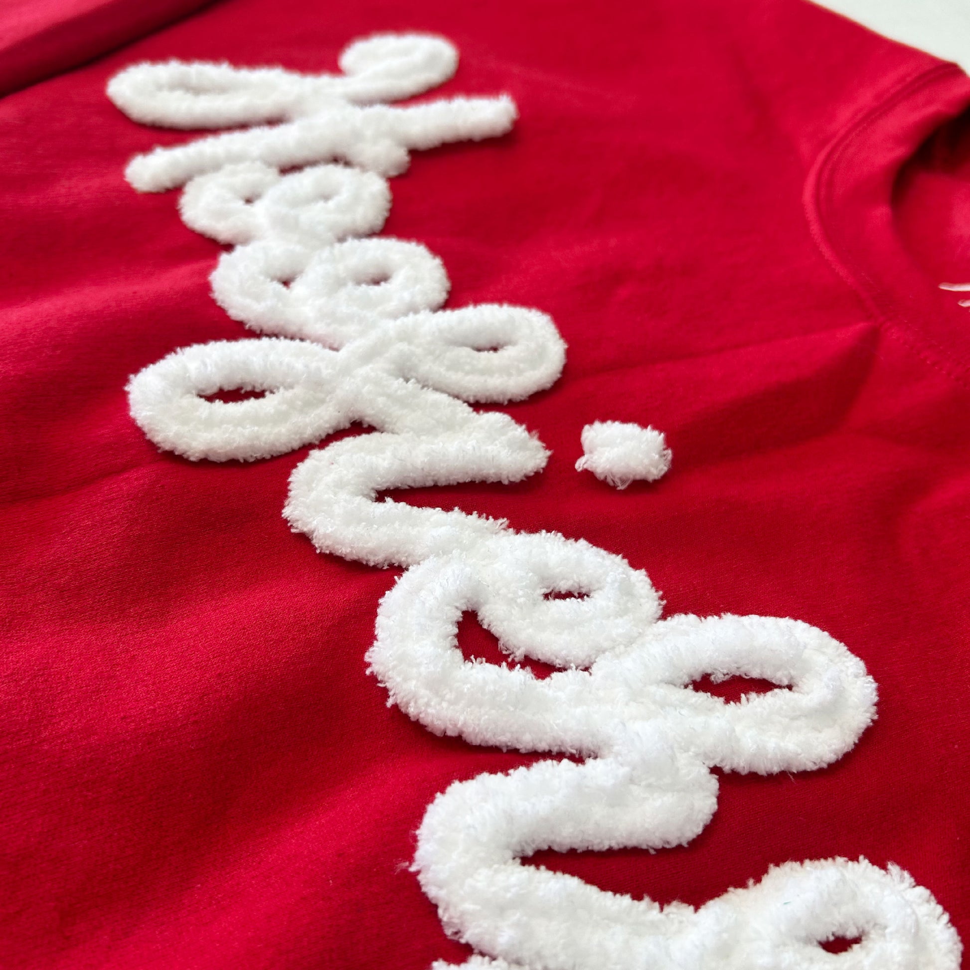 indiana hoosiers football basketball yarn embroidery sweatshirt