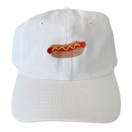 hot dog embroidery hat