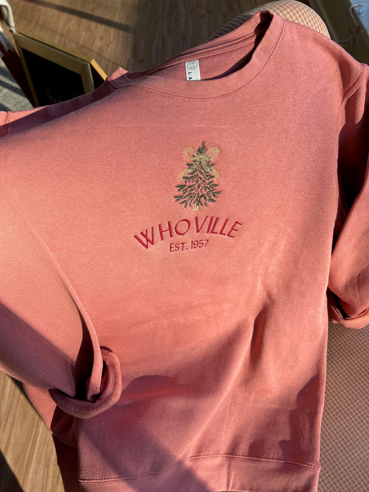 Christmas | Whoville Embroidered Crewneck