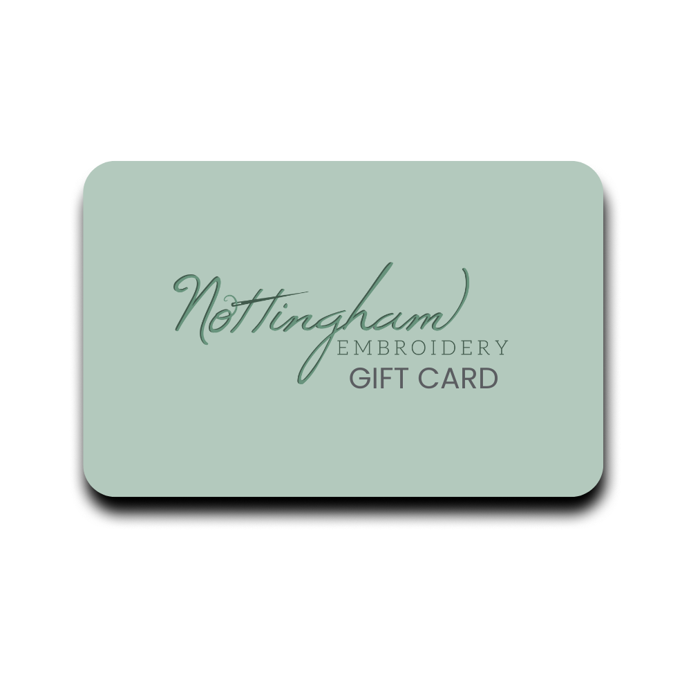 Nottingham Embroidery Gift Card