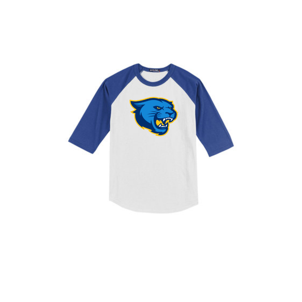 Saint Paul Panthers | Sport-Tek Youth Colorblock Raglan Jersey - Nottingham Embroidery