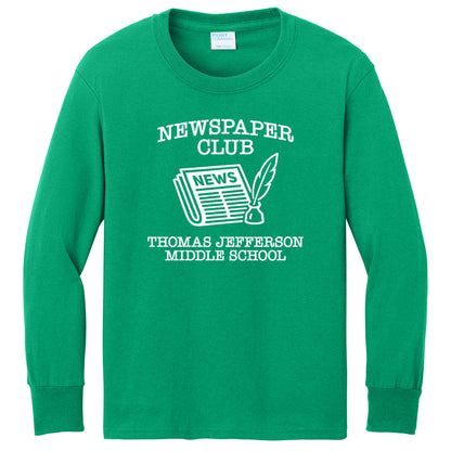 Thomas Jefferson Middle School: Newspaper Club Shirt