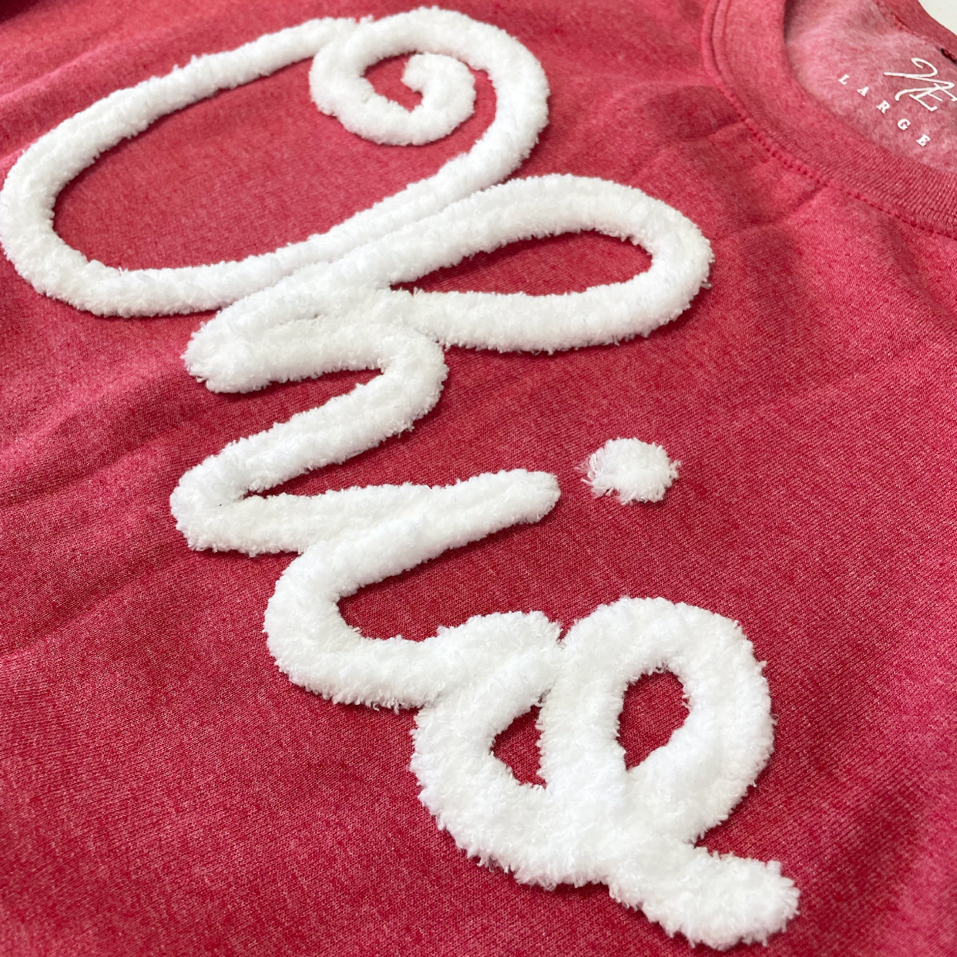 ohio football yarn sweatshirt
