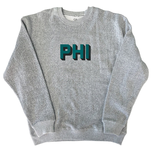 philadelphia eagles embroidery sweater