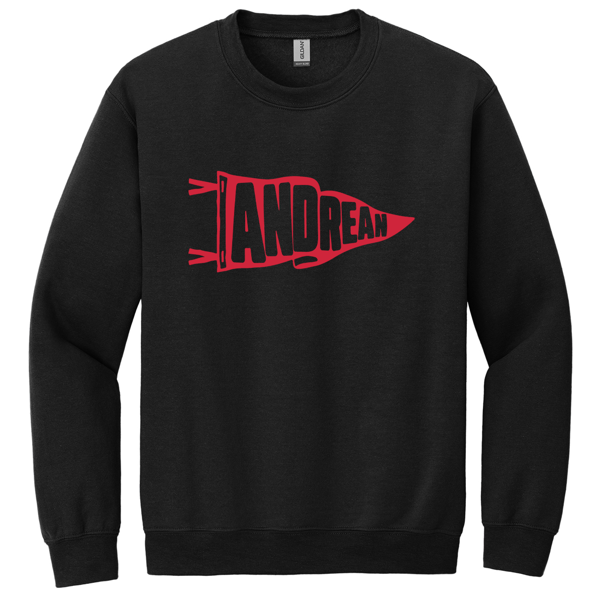 Andrean High School: Soft Flock Pennant Crewneck