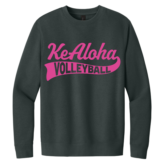 KeAloha Volleyball: Soft Flock Varsity Crewneck
