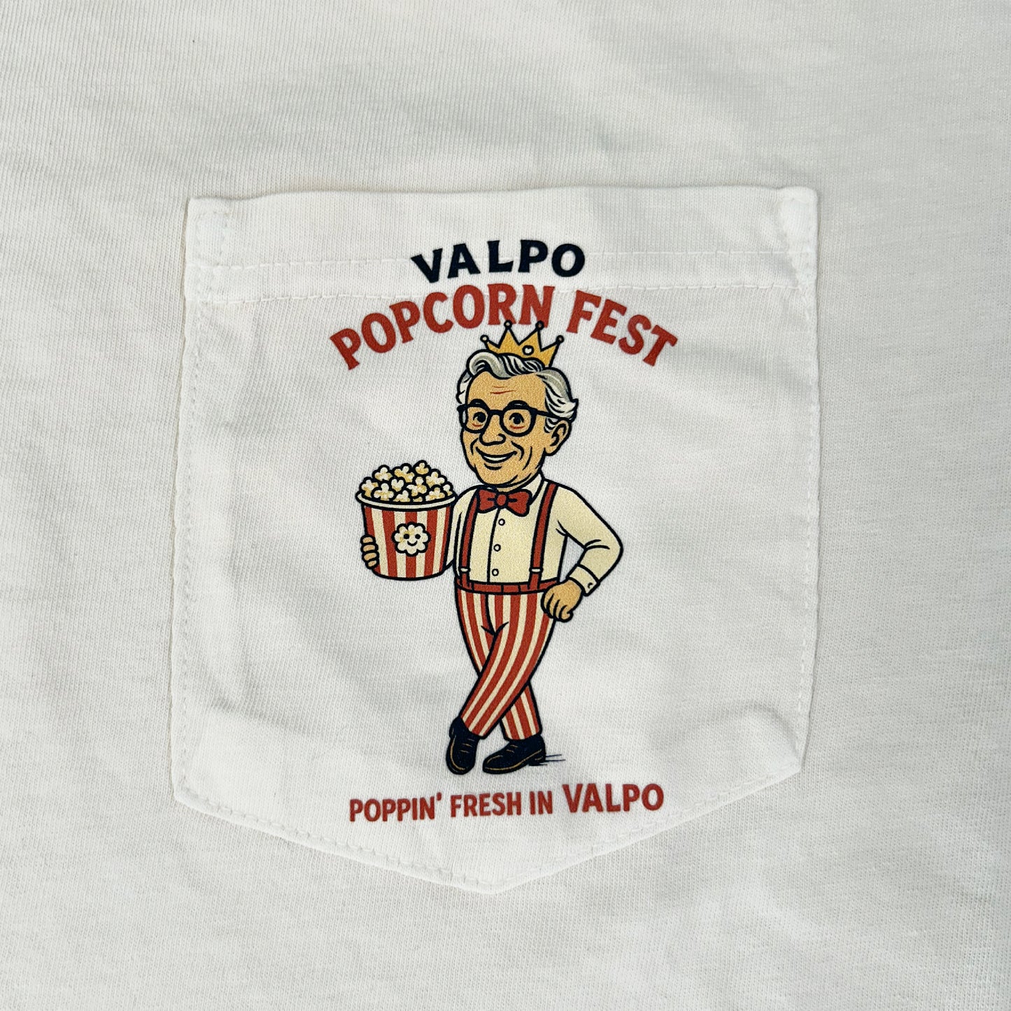 Valparaiso Popcorn Fest: Poppin' Fresh Pocket Tee