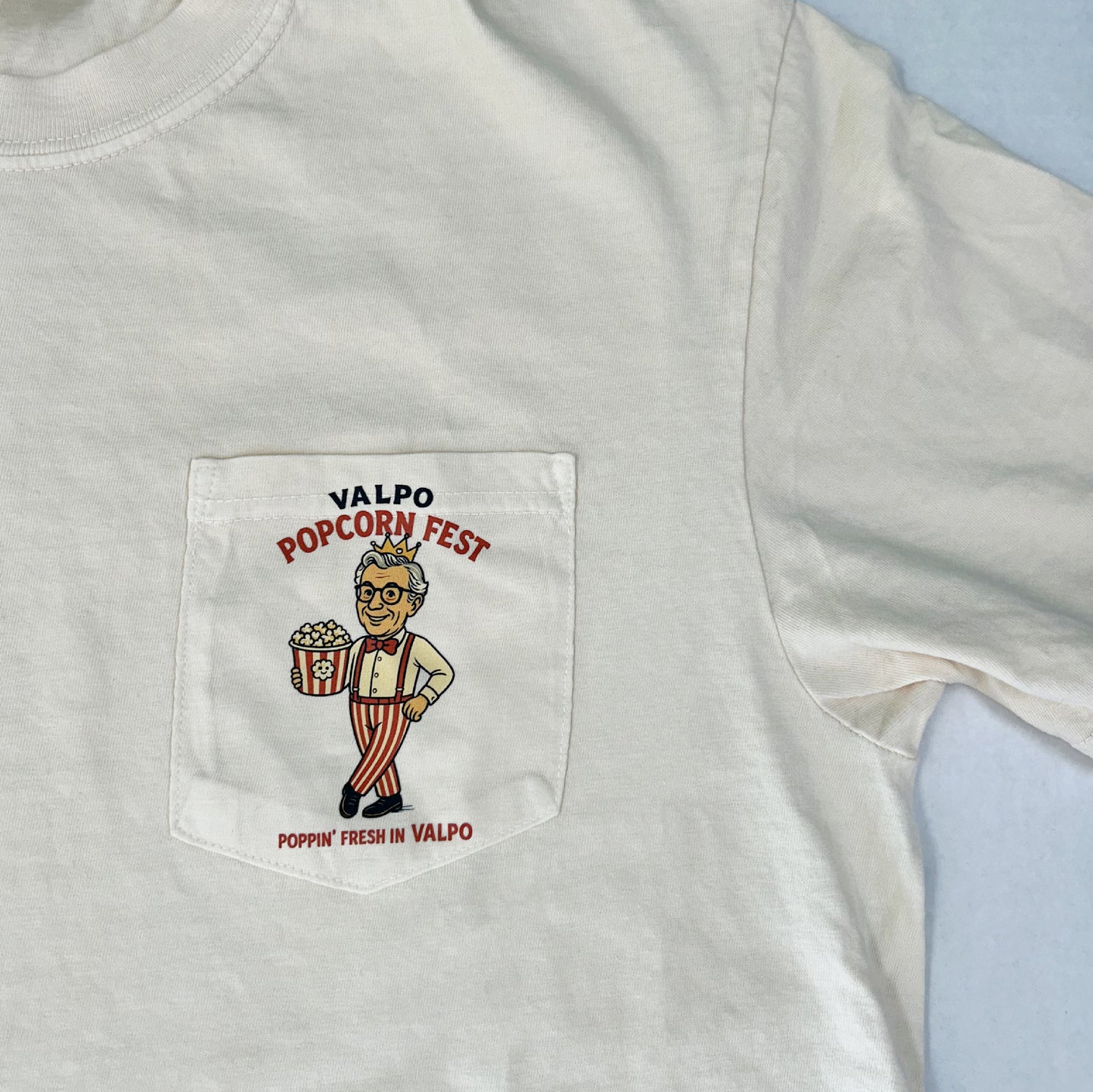 Valparaiso Popcorn Fest: Poppin' Fresh Pocket Tee