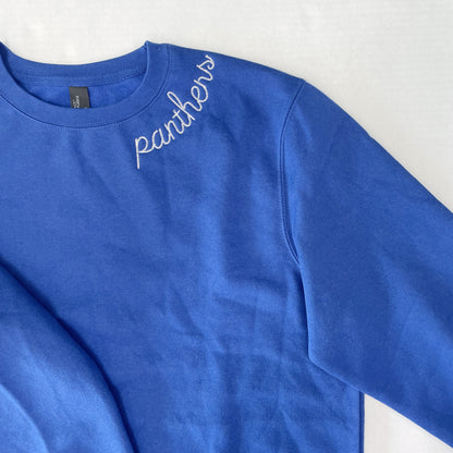Saint Paul Panthers | Chain Stitched Collar Crewneck