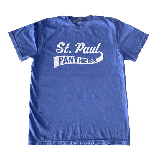 Saint Paul Panthers: Soft Flock Varsity Tee