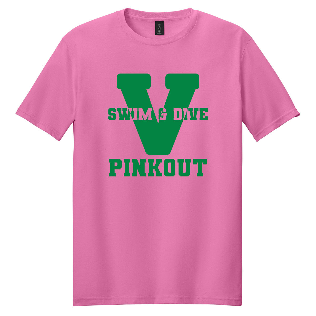 VHS Swim and Dive: Pinkout Tee