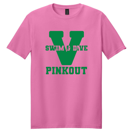 VHS Swim and Dive: Pinkout Tee