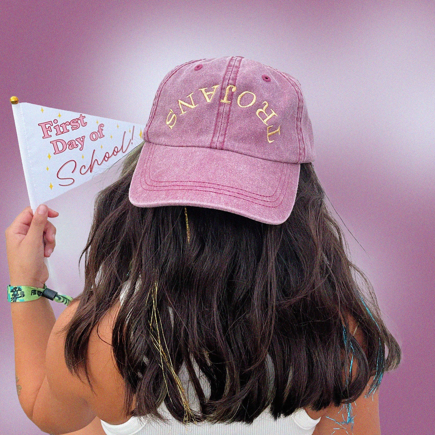 Chesterton Trojans: Upsidedown Washed Hat