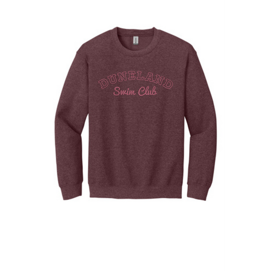 Duneland Swim Club | Arched Embroidered Crewneck