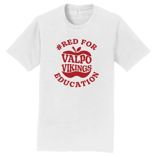 Valparaiso Vikings: #RedForEd Teachers Tee