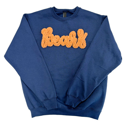 chicago bears yarn embroidery sweatshirt for super bowl playoffs nfl