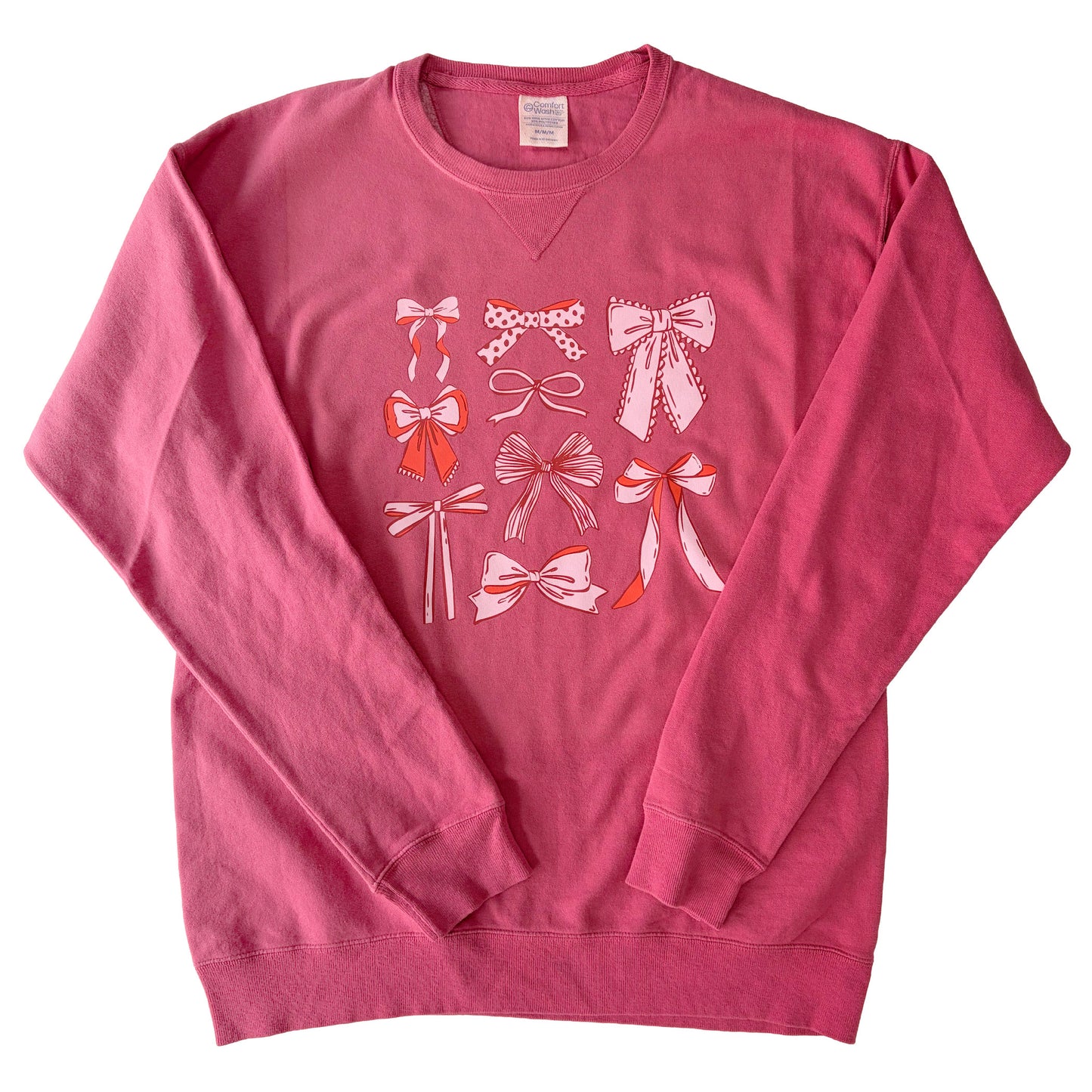 Valentine's Day | Bow Grid Crewneck