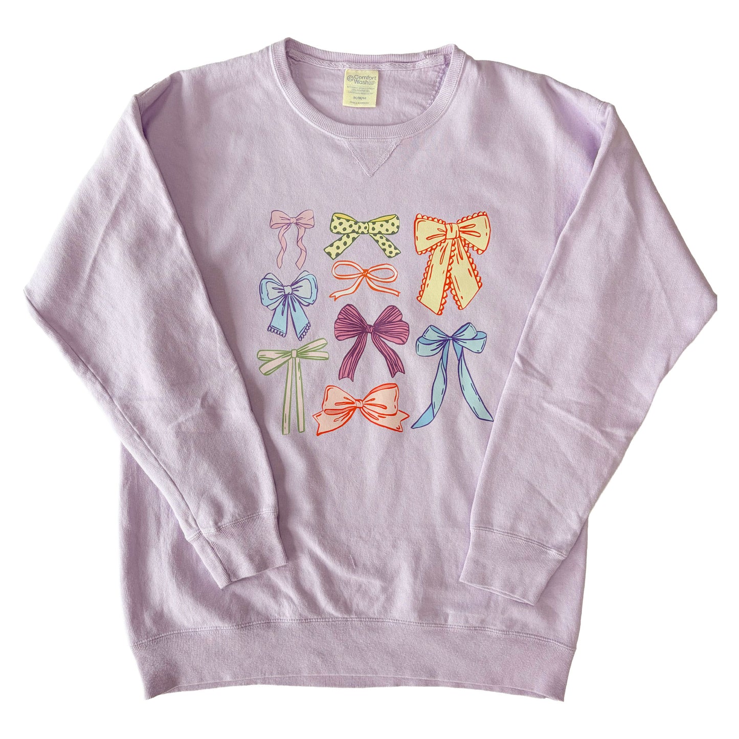 Valentine's Day | Bow Grid Crewneck