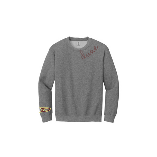 Duneland Swim Club | Embroidered Chain Stitched Collar Crewneck