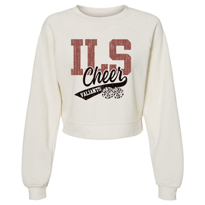 Immanuel Lutheran School: Cheer Cropped Crewneck