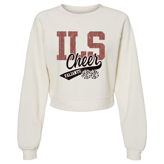 Immanuel Lutheran School: Cheer Cropped Crewneck