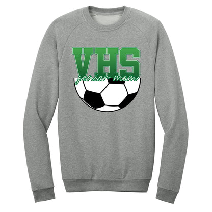 Valparaiso Soccer: Girls Soccer Senior Mom Crewneck Sweatshirt