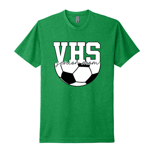 Valparaiso Soccer: Girls Soccer Senior Mom T-Shirt