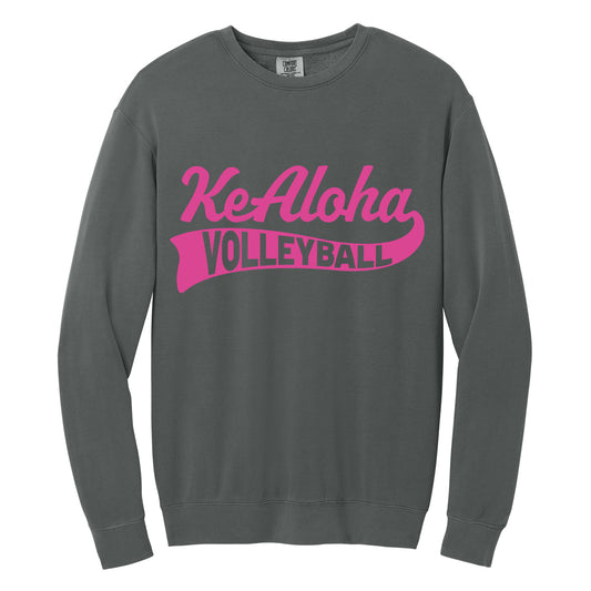 KeAloha Volleyball: Soft Flock Varsity Crewneck