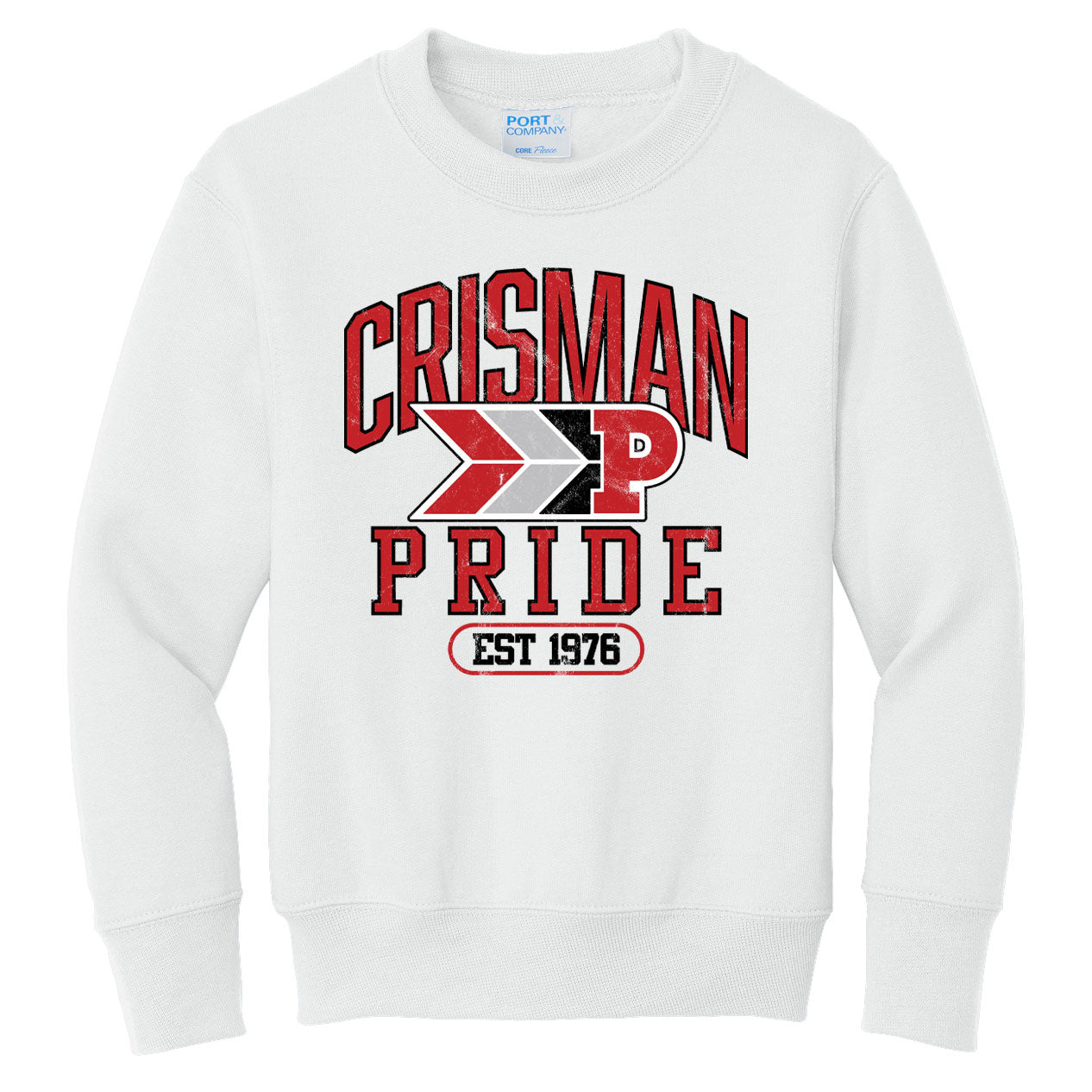 Crisman Elementary School | Pride Distressed Shirt