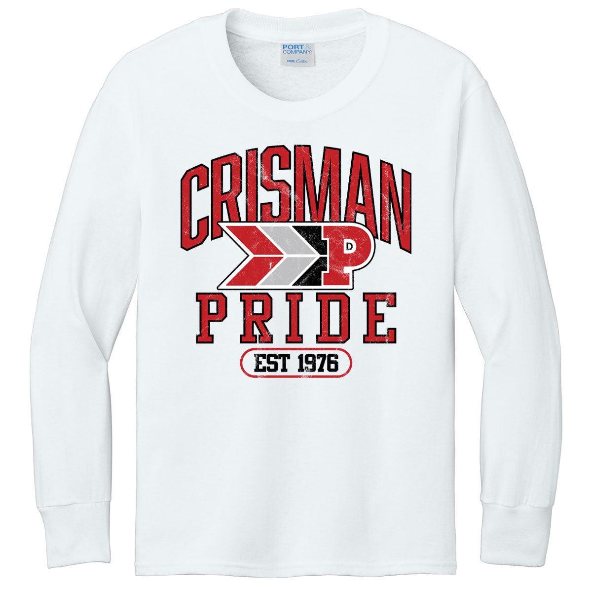 Crisman Elementary School | Pride Distressed Shirt