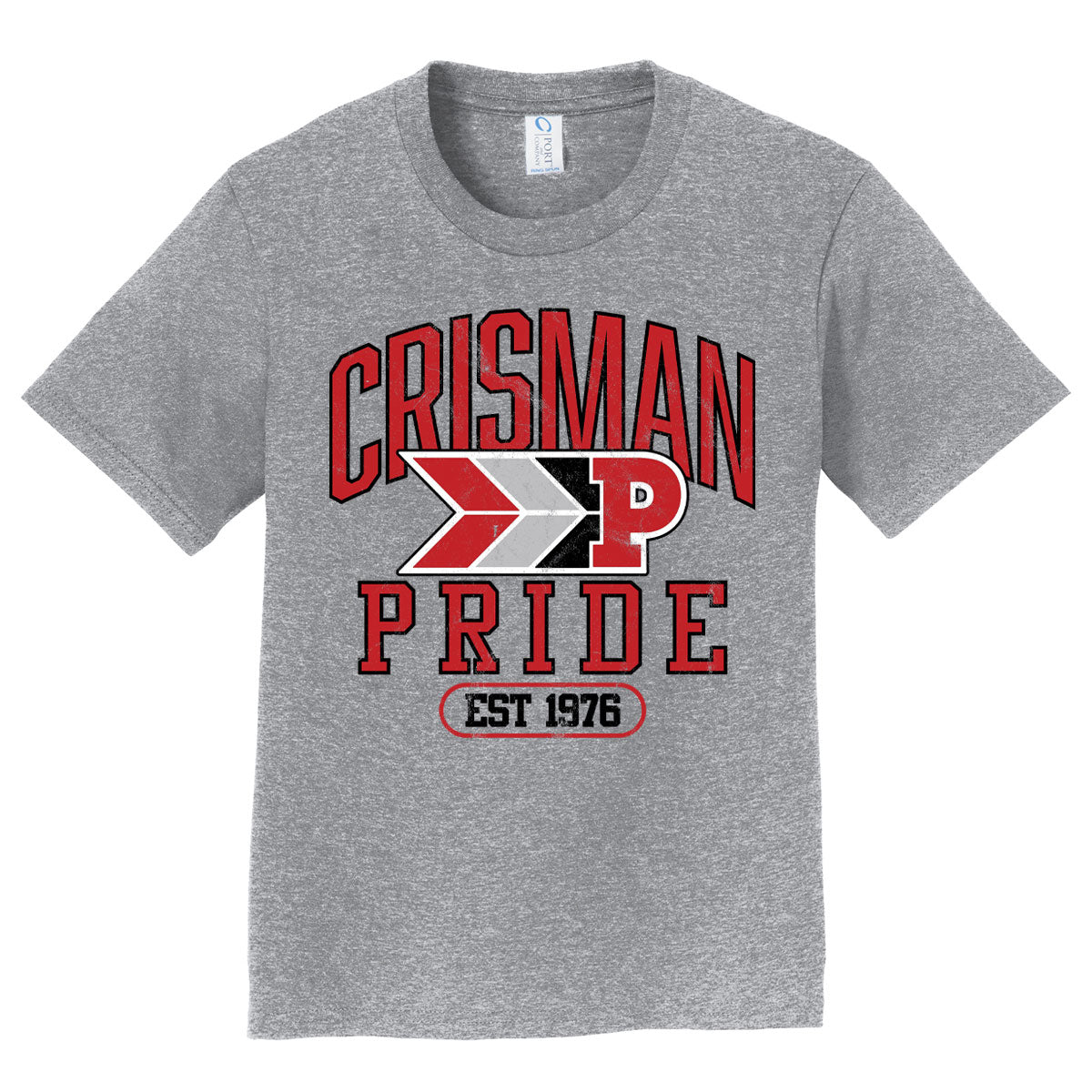 Crisman Elementary School | Pride Distressed Shirt