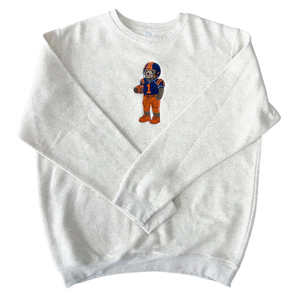 chicago bears teddy bear football embroidered sweatshirt for super bowl playoffs nfl